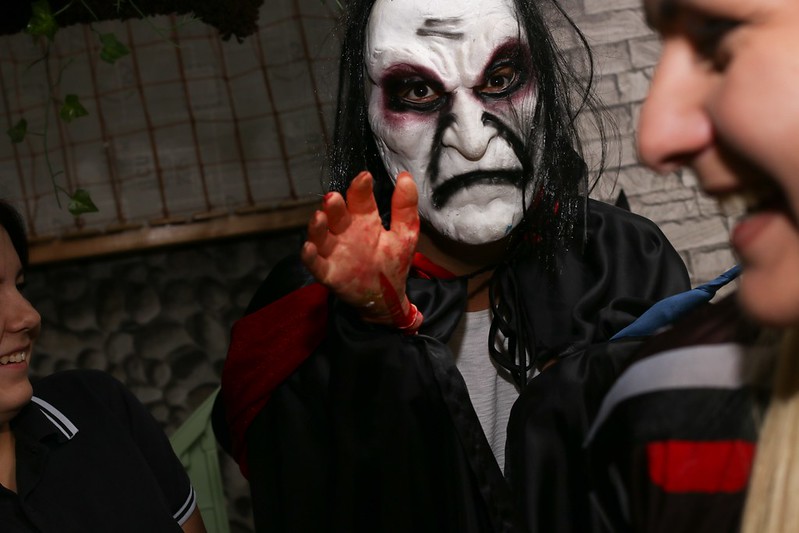 Тыквенные фонари и декорации для квеста на Хэллоуин в Иркутске
